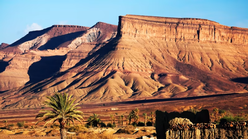 Moroccan-ruins-in-Atlas-Mountains-Morocco-Africa